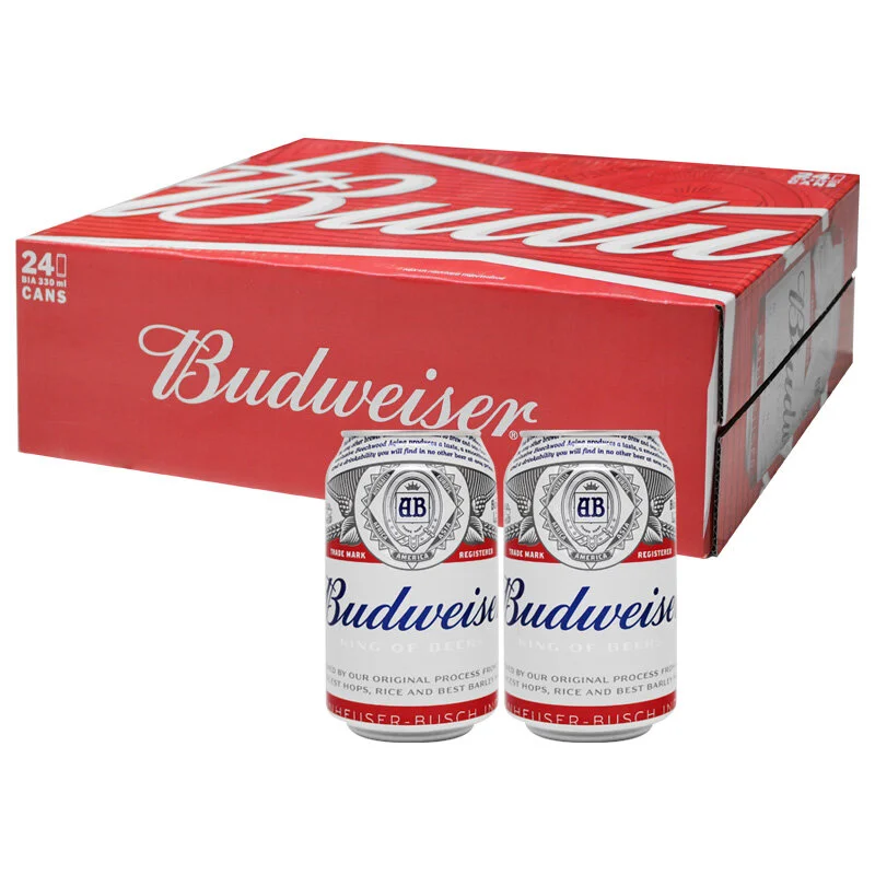 Bia Budweiser nội Sleek lon 330ml/24