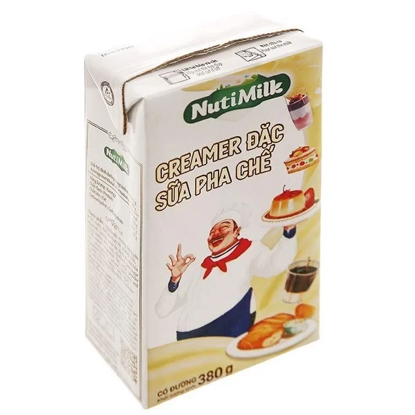 Creamer Sữa đặc pha chế Nutimilk hộp 380g