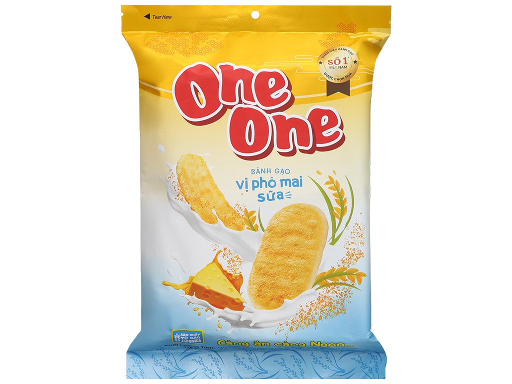 Bánh gạo One One vị pho mai 118g/20
