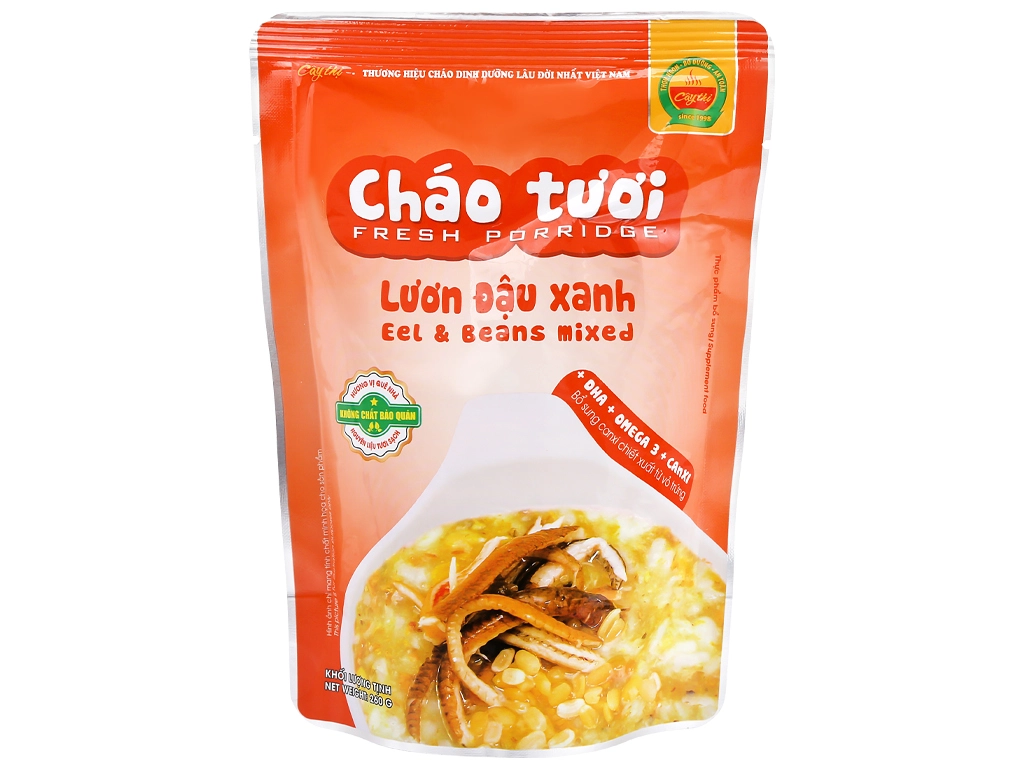 Cháo tươi lươn đậu xanh 240g, 260g