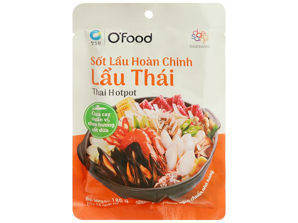 Sốt lẩu hoàn chỉnh lẩu thái O' food 180g