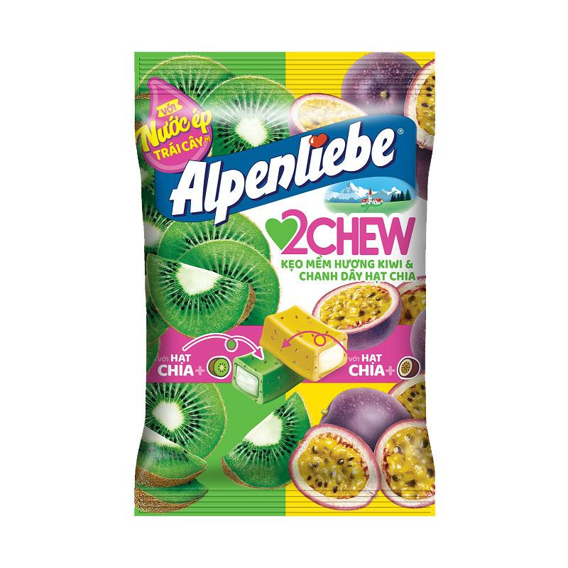 Kẹo Alpenliebe chanh dây hạt chia 84g/45
