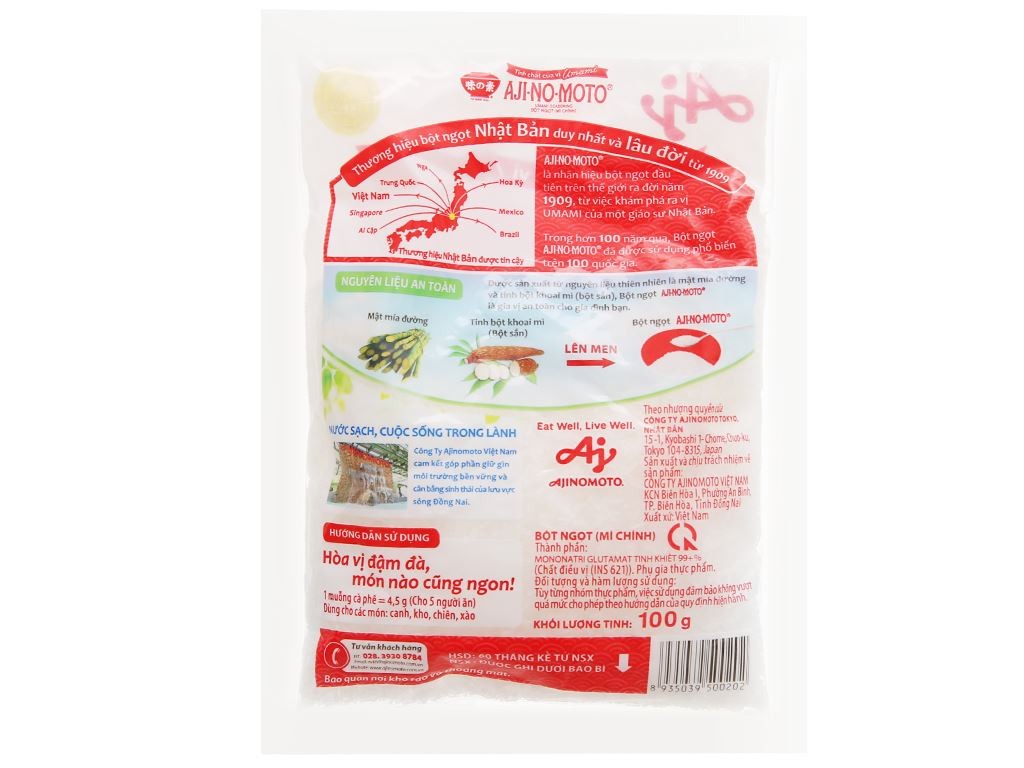 Mì chính Ajnomoto 100g/120