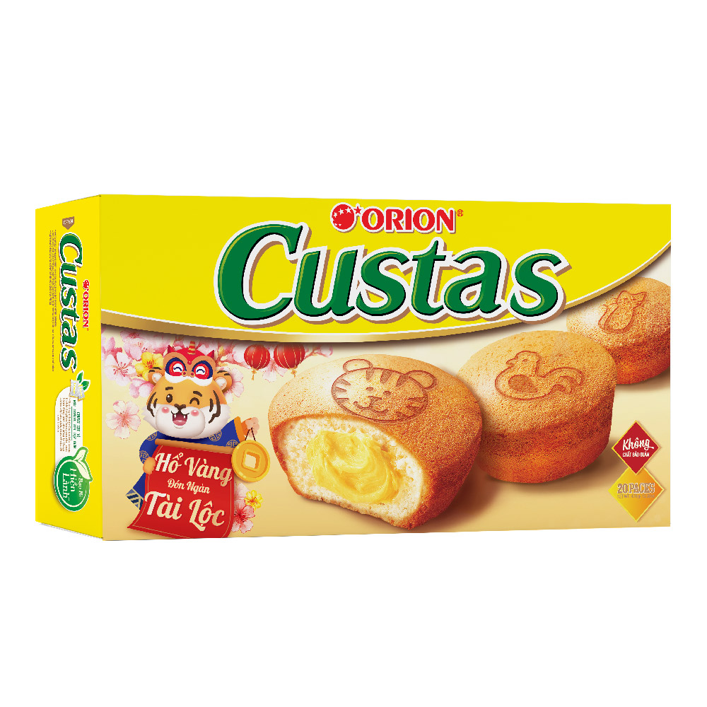 Bánh custas 20 chiếc - Orion 460g