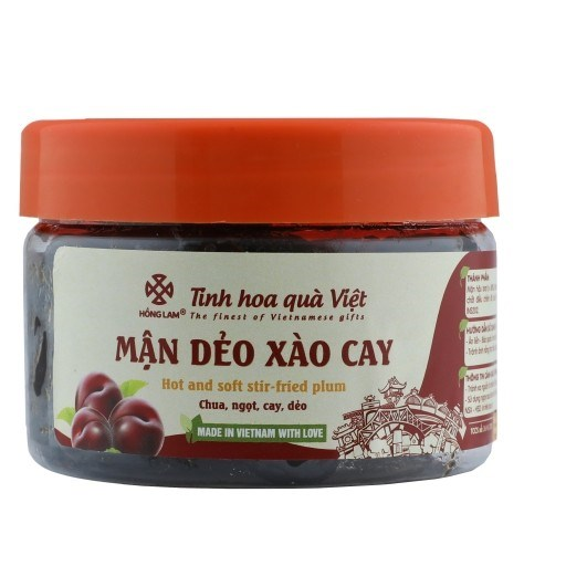 Ô mai Hồng Lam Mận dẻo xào cay 200g
