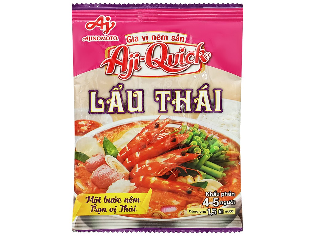 Aji quick gia vị lẩu thái, gia vị thập cẩm 50g,55g