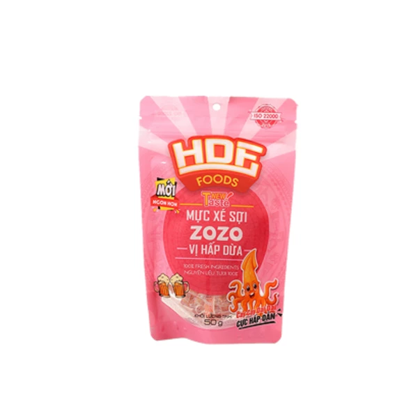 Mực xé sợi hấp dừa  ZoZo 50g