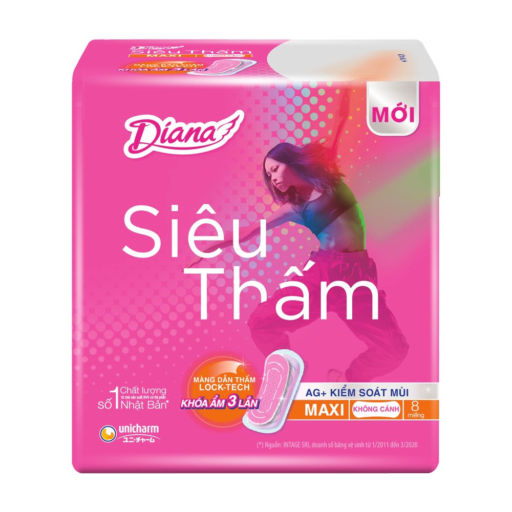 Băng Vệ Sinh Diana ST không cánh 08-0911