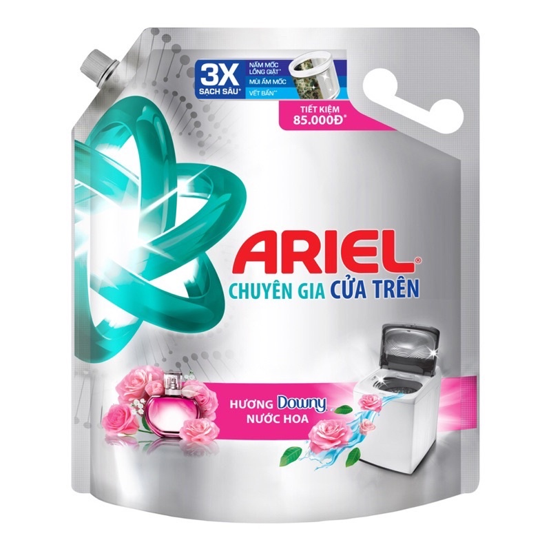 Nước giặt Ariel cửa trên Downy nước hoa túi 3.2kg