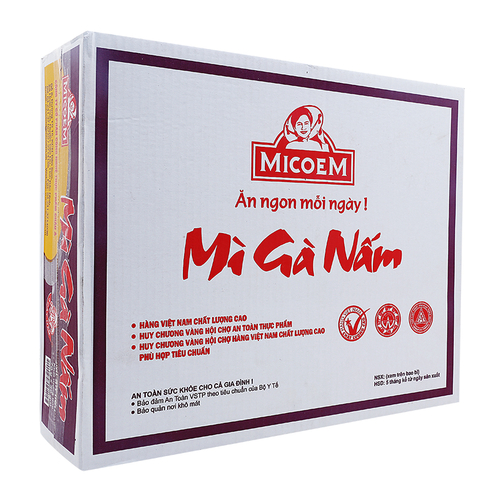 Mì gà nấm Micoem 70g/30