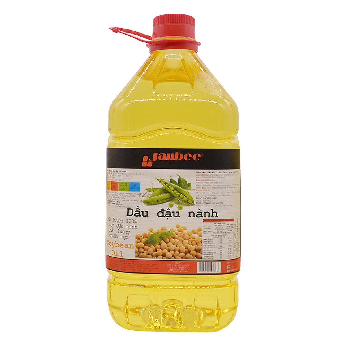 Dầu ăn đậu nành janbee 5L/4