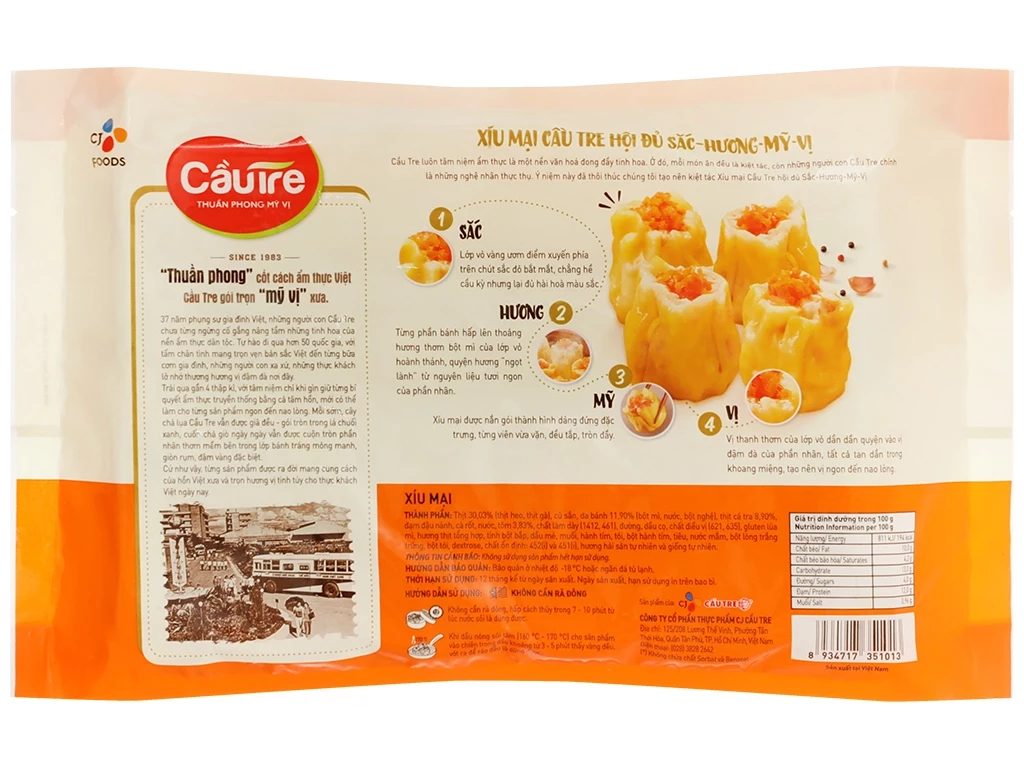 Xíu Mại CTE Gói 500g