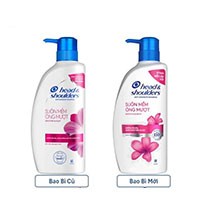 Dầu gội Head & shoulder suôn mềm óng mượt 650ml