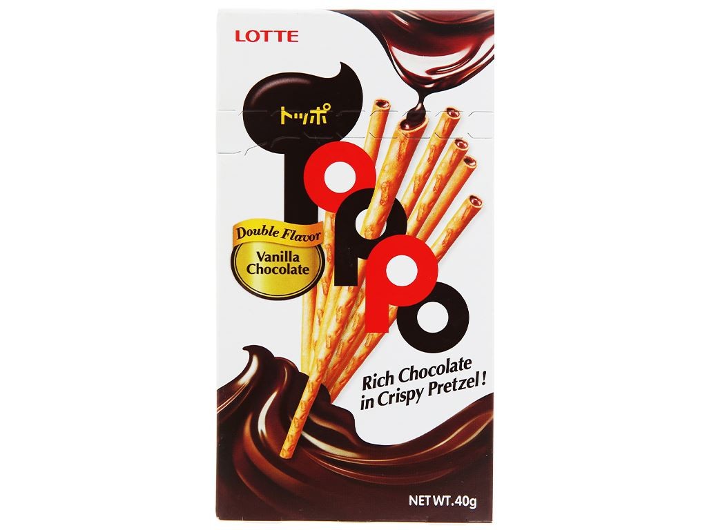 Bánh Toppo nhân socola 40g