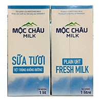 Sữa tươi tiệt trùng Mộc châu milk không đường 1L