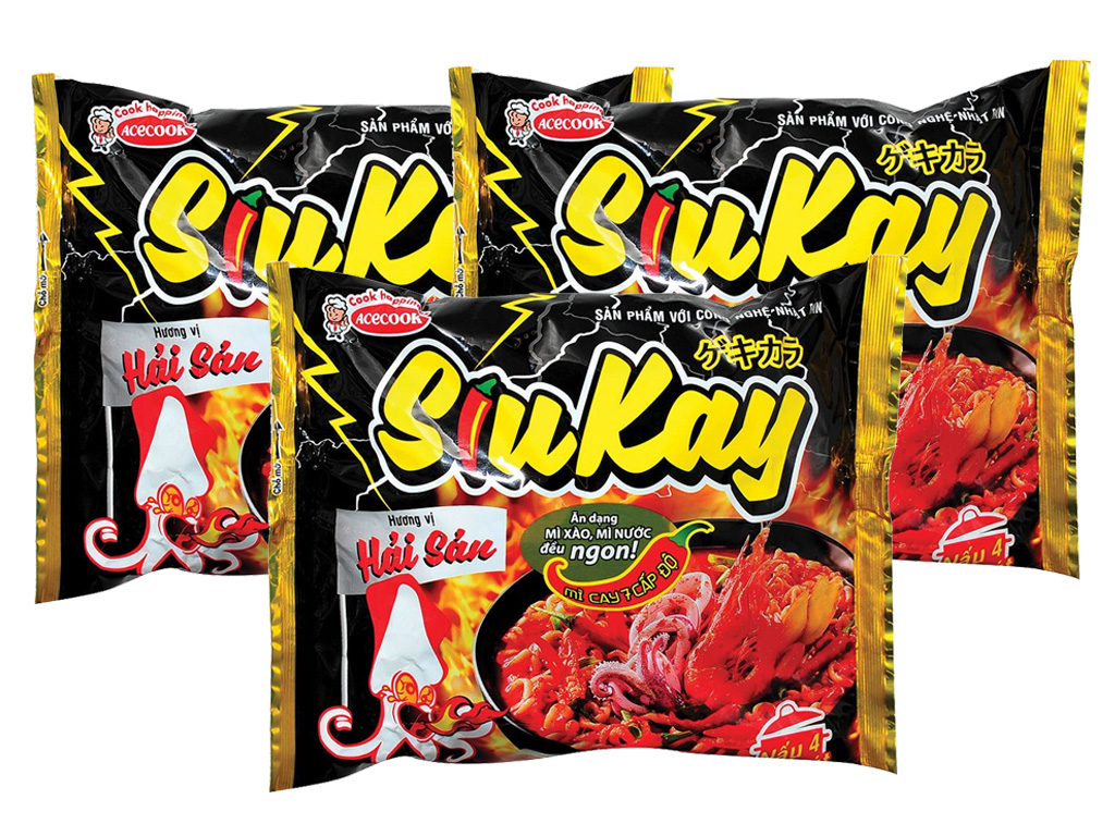 Mì Siukay hải sản 128g/24