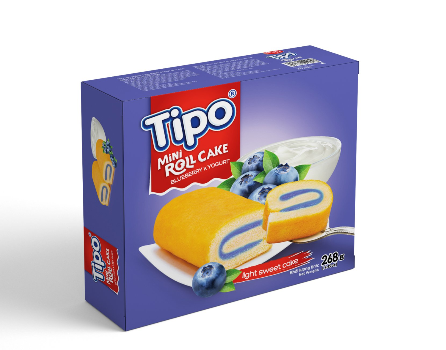 Bánh Tipo việt quất 268g