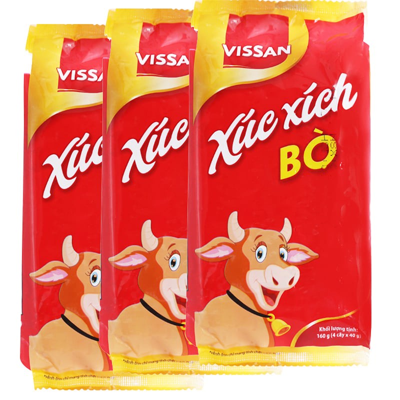 Xúc xích Vissan bò 40g*4/25