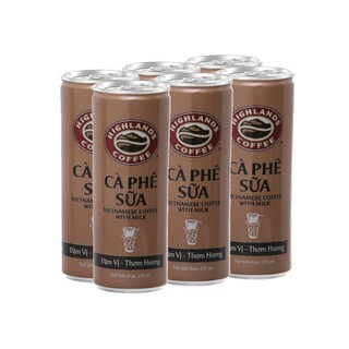 Cà phê lon Highlands Coffee sữa đá 185ml
