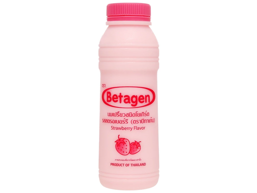 Sữa uống lên men Betagen Dâu 300ml/6