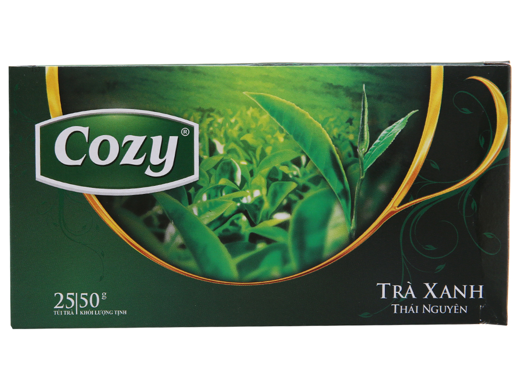 Trà Cozy xanh thái nguyên 25 gói*2g