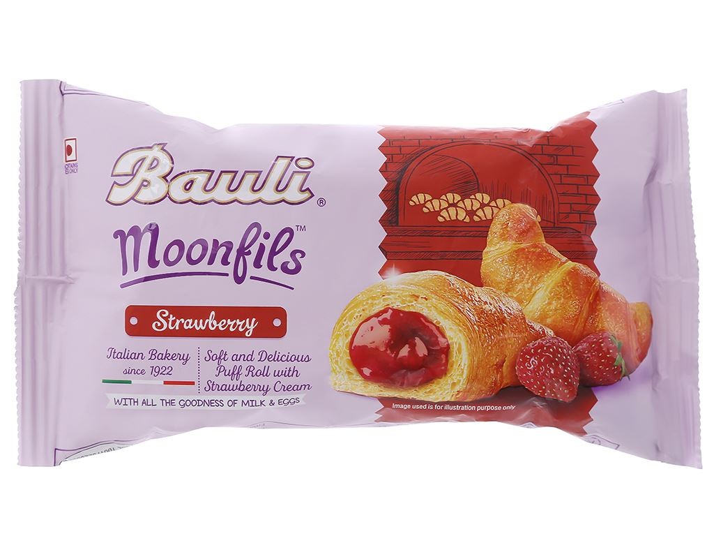 Bánh mì Bauli 45g - vị dâu