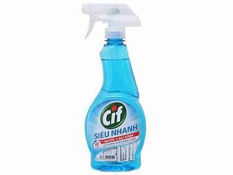 Nước Xịt lau kính Sunlight Cif spray glass 520ml
