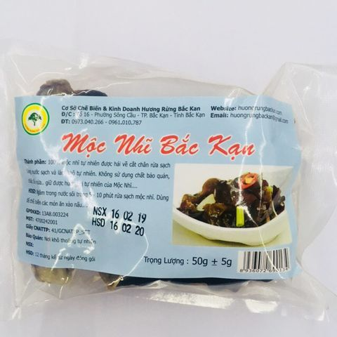 Mộc nhĩ Bắc Kạn Thanh Mai 50g