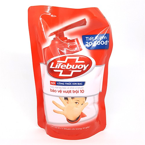 Nước rửa tay Lifebuoy bảo vệ vượt trội 400g túi