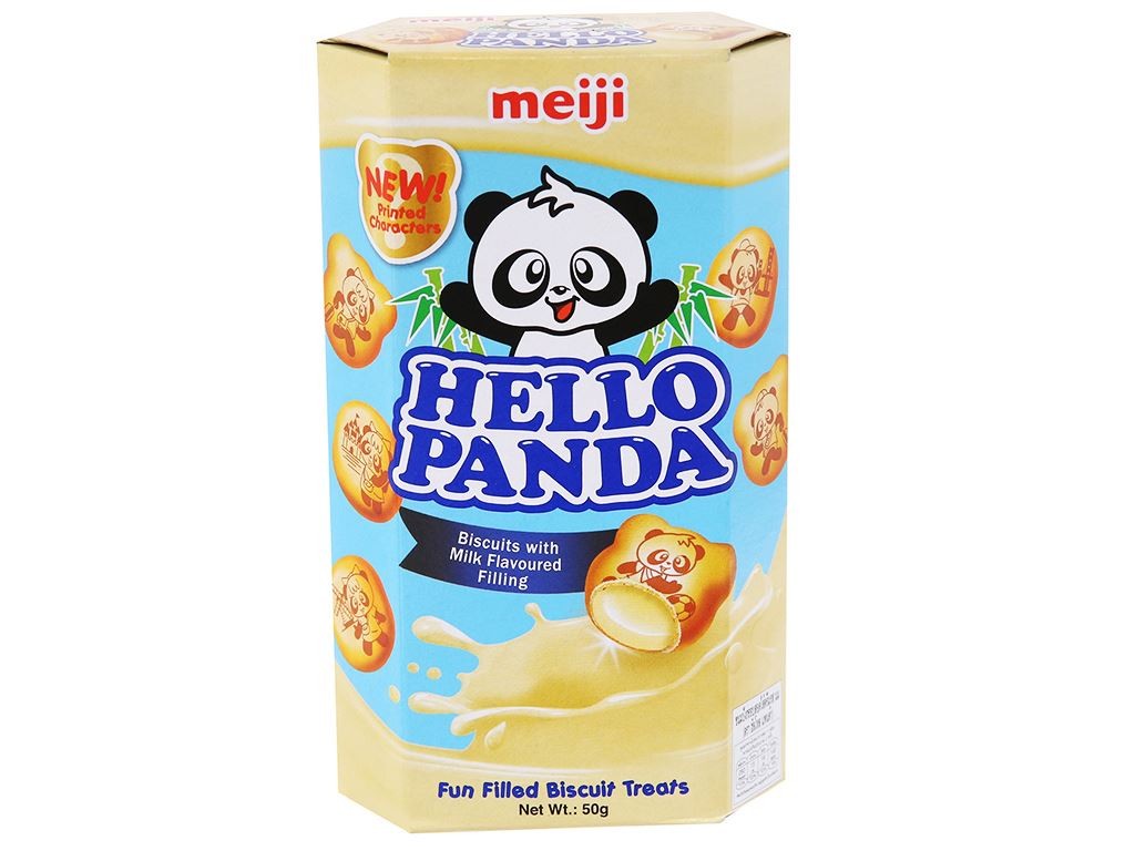 Bánh gấu Hello Panda vị vani 50g