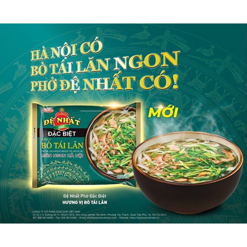 Đệ nhất phở đặc biệt bò tái lăn 68g/30