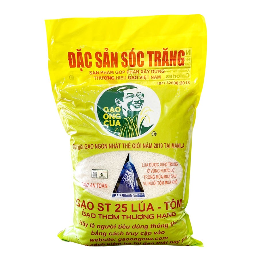 Gạo ST 25 Hồ quang cua 5Kg