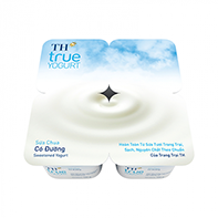 Sữa chua có đường TH True Yogurt 100G_Vỉ 4
