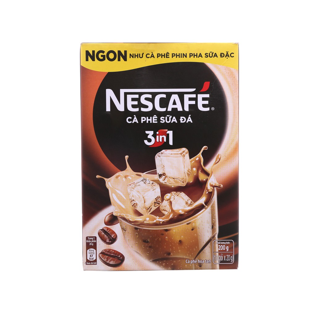Nescafe sữa đá 3 in 1 hộp 36(10 x 24 gói) 240g