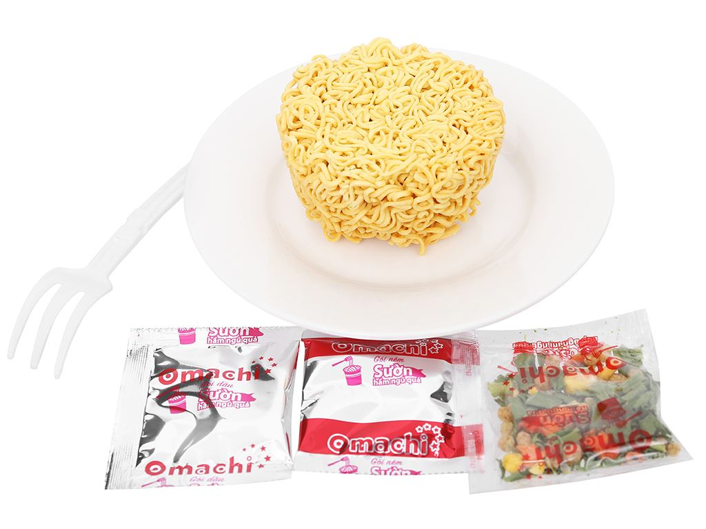 Mì Omachi sườn hầm ngũ quả hộp 72gr/24