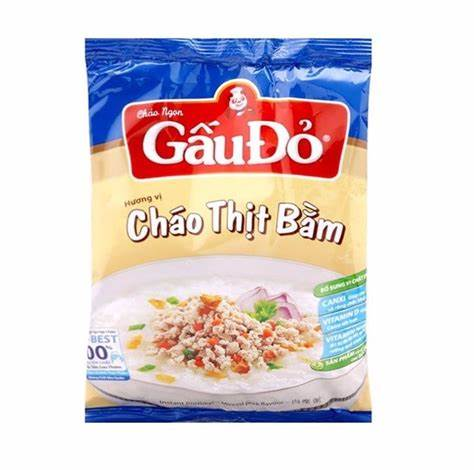 Cháo thịt bằm Gấu đỏ 50g