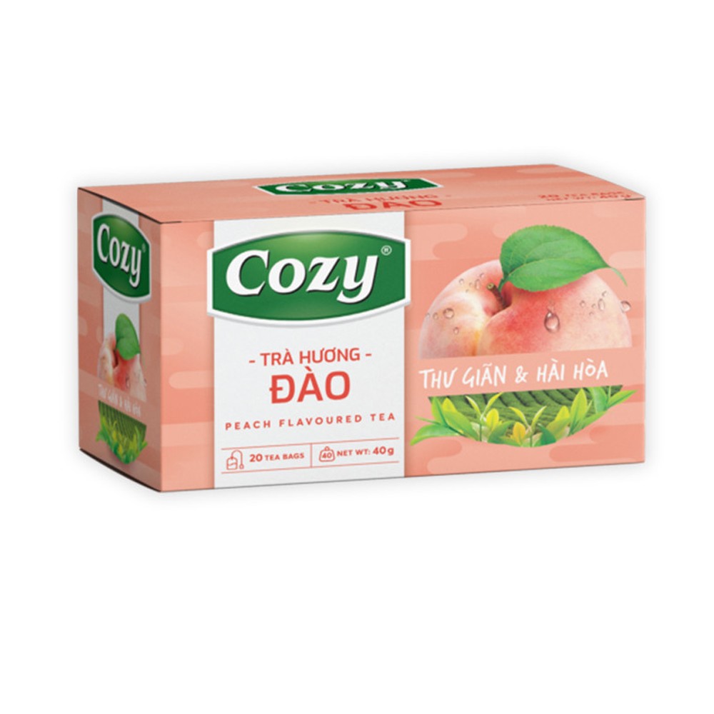 Trà Cozy hương đào 20 gói*2g/36