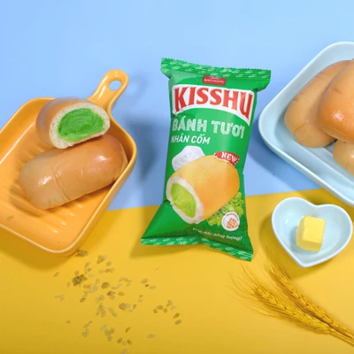 Bánh Kisshu nhân cốm 50g