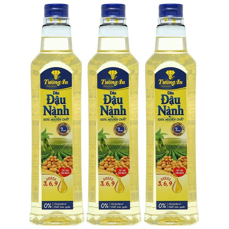 Dầu ăn Tường an đậu nành 1L