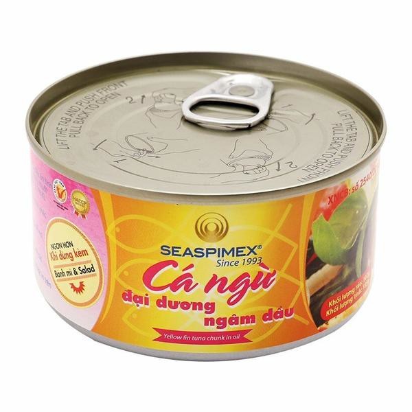 Cá ngừ đại dương ngâm dầu Seaspimex 185g