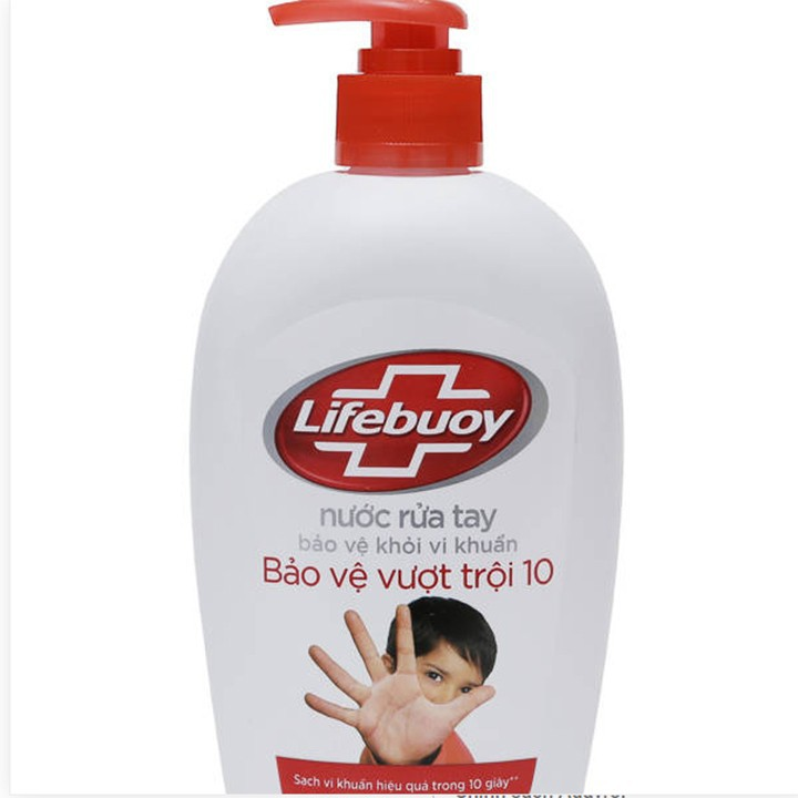 Nước rửa tay Lifebuoy 180ml bảo vệ vượt trội