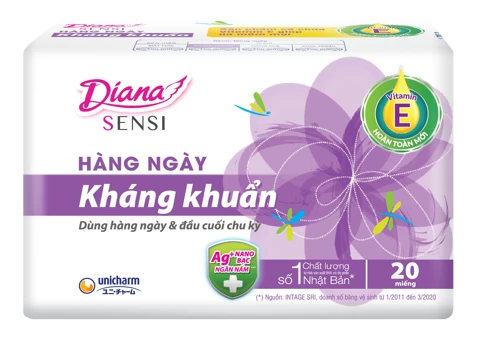 Diana Sensi hàng ngày kháng khuẩn 20M