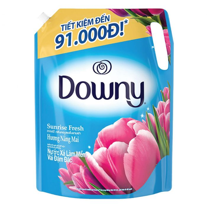 Nước xả vải Downy Nắng mai túi 2.3L, 2.4L