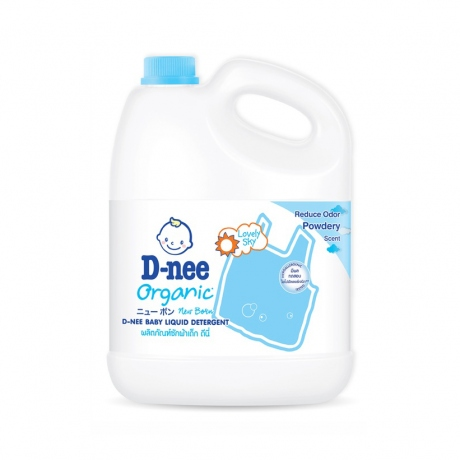Nước giặt quần áo em bé D-nee xanh 3L