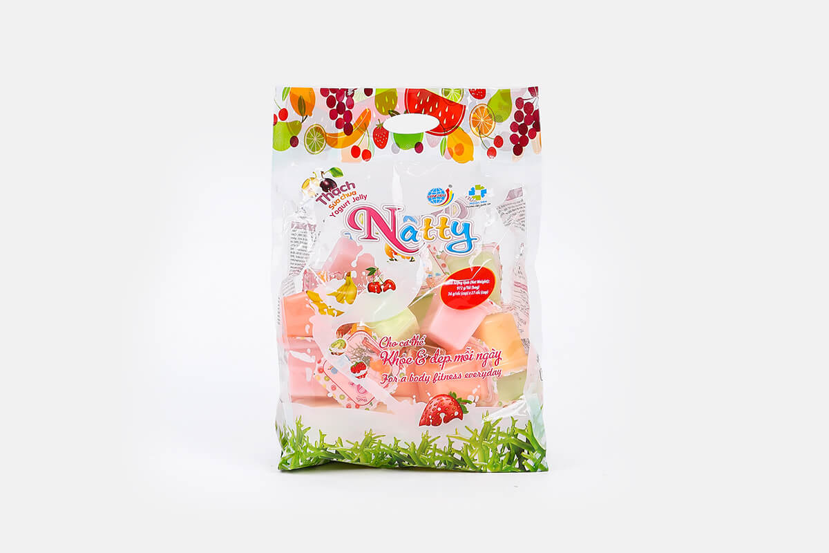 Thạch long hải sữa chua túi 972g