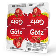 Sữa chua GOTZ hương Dâu 100g_Vỉ 4