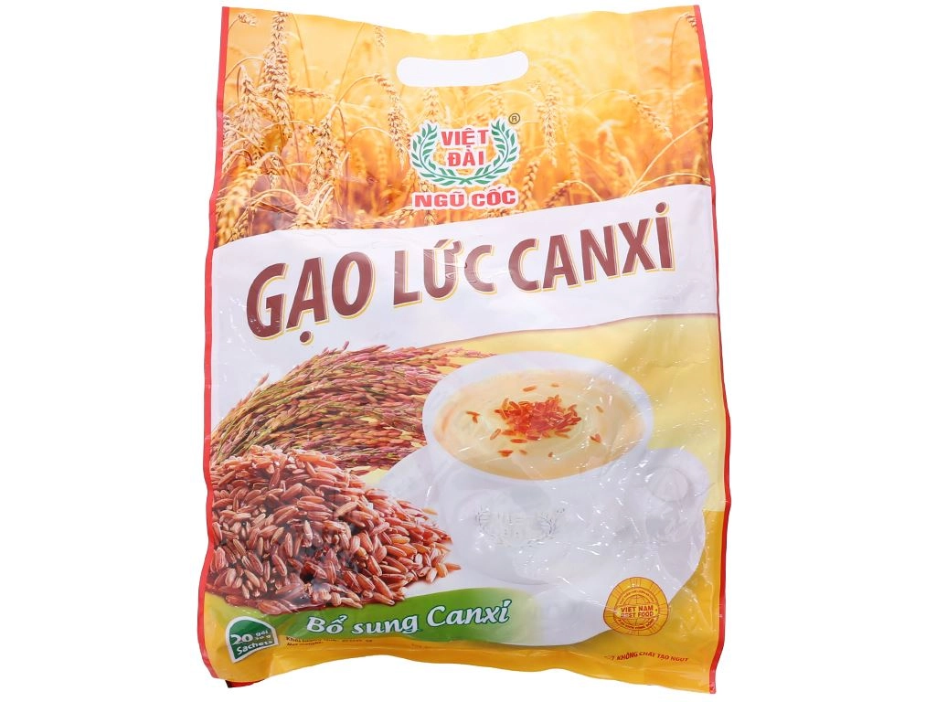 Ngũ cốc gạo lức canxi Việt Đài 600g