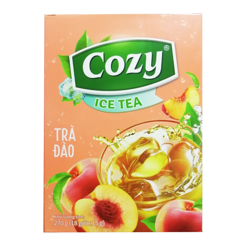 Trà cozy icetea đào 16 Gói 400g