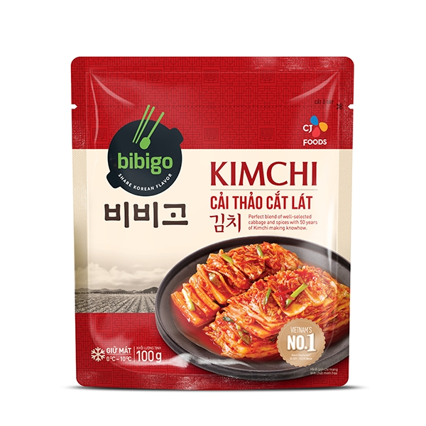 Kimchi cải thảo cắt lát Bibigo 100g