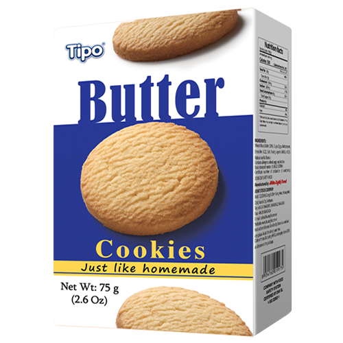 Bánh Tipo butter cookies HG 75g